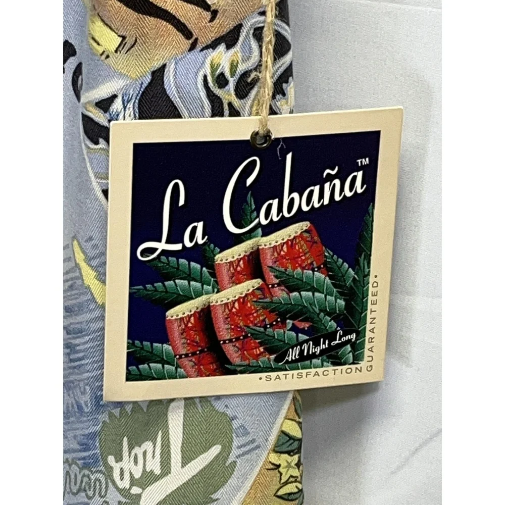 La Cabana NWT Tropical Print Rayon‎ Sleeveless Dress Medium